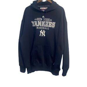 New York Yankees  Baseball Unisex Blue Hoodie Size 2X